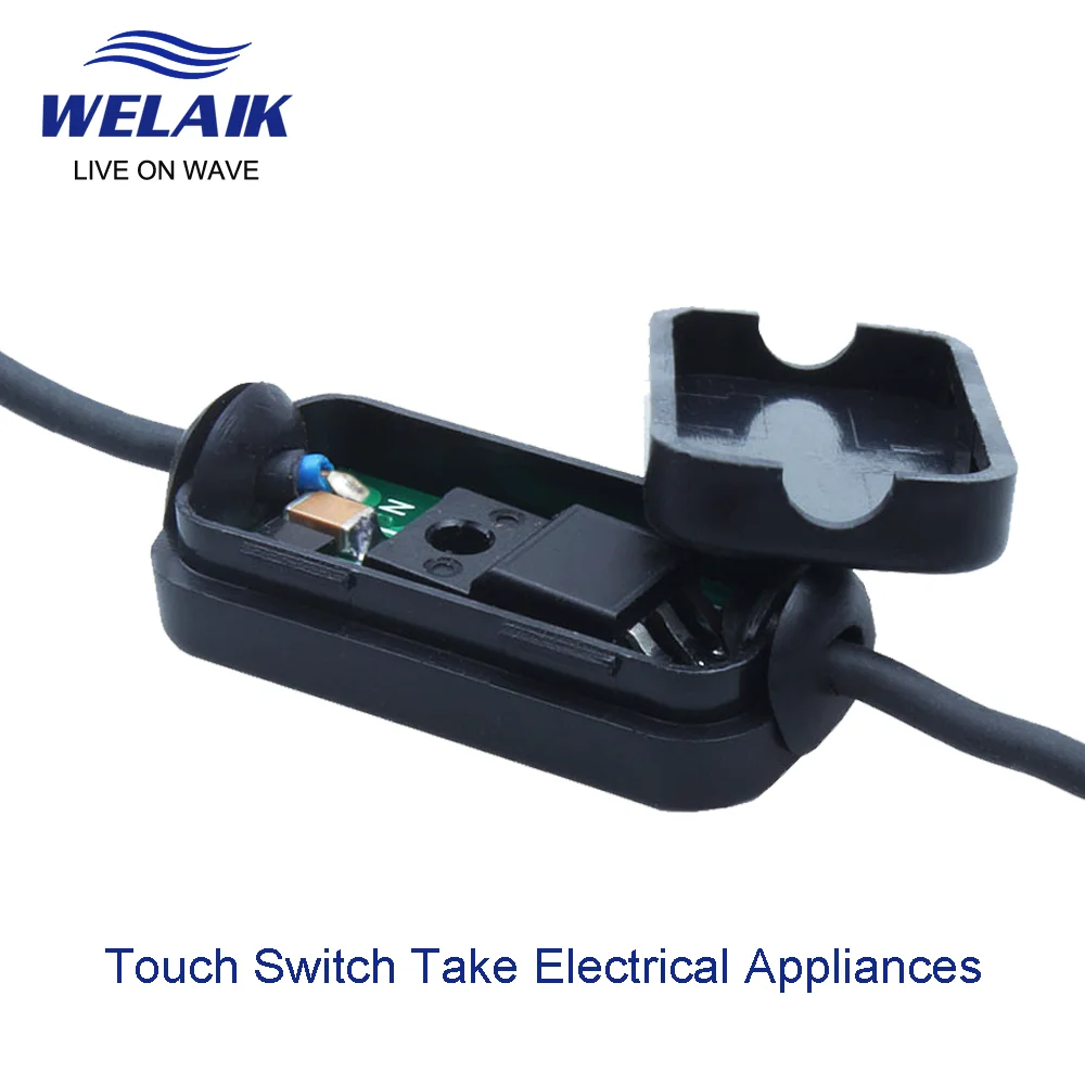 WELAIK Touch switch to take electrical low-power bulb  Savior-Of The-Low-wattage-LED Lamp-Black Plastic-Materials-LA101