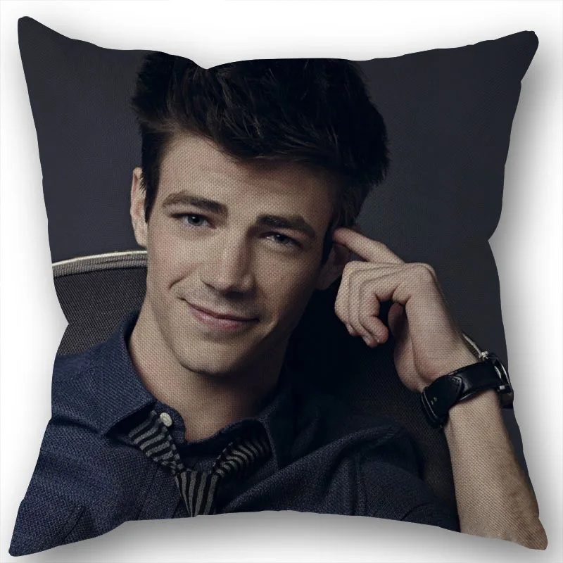 Custom Grant Gustin Pillowcase Wedding Decorative Cotton Linen Pillow Case For Home Pillow Cover 45X45(One Sides)