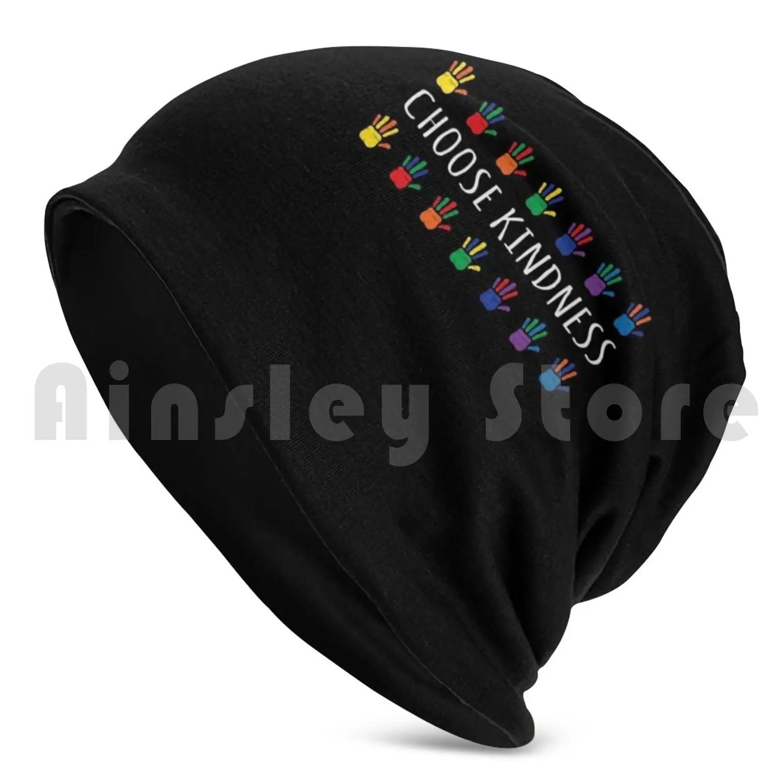 Choose Kindness-Anti Bullying Beanie Hedging Cap DIY Print Cushion Kind Kindness Bullying Choose Teacher Choose Kind