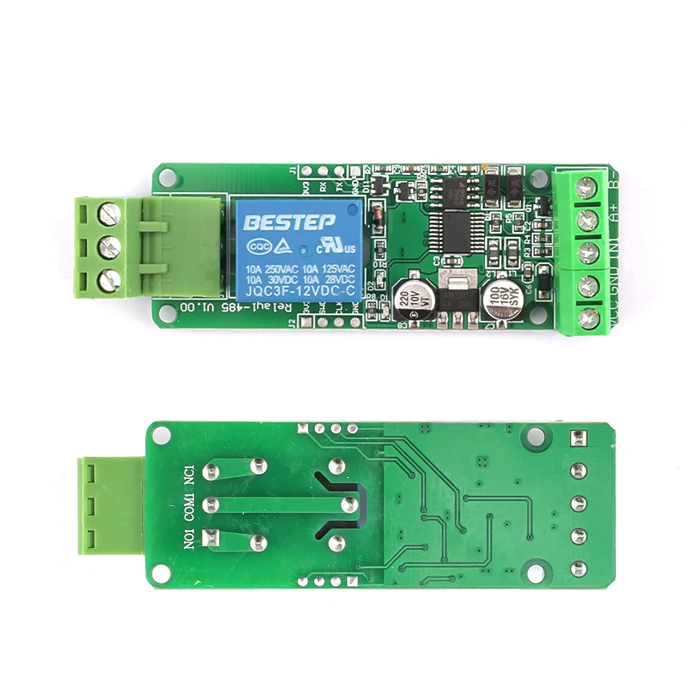 Modbus RTU 12V 1/2/4/8 Channel Relay Output Board Switch Input RS485 TTL Communication Network Expansion Board Relay Module