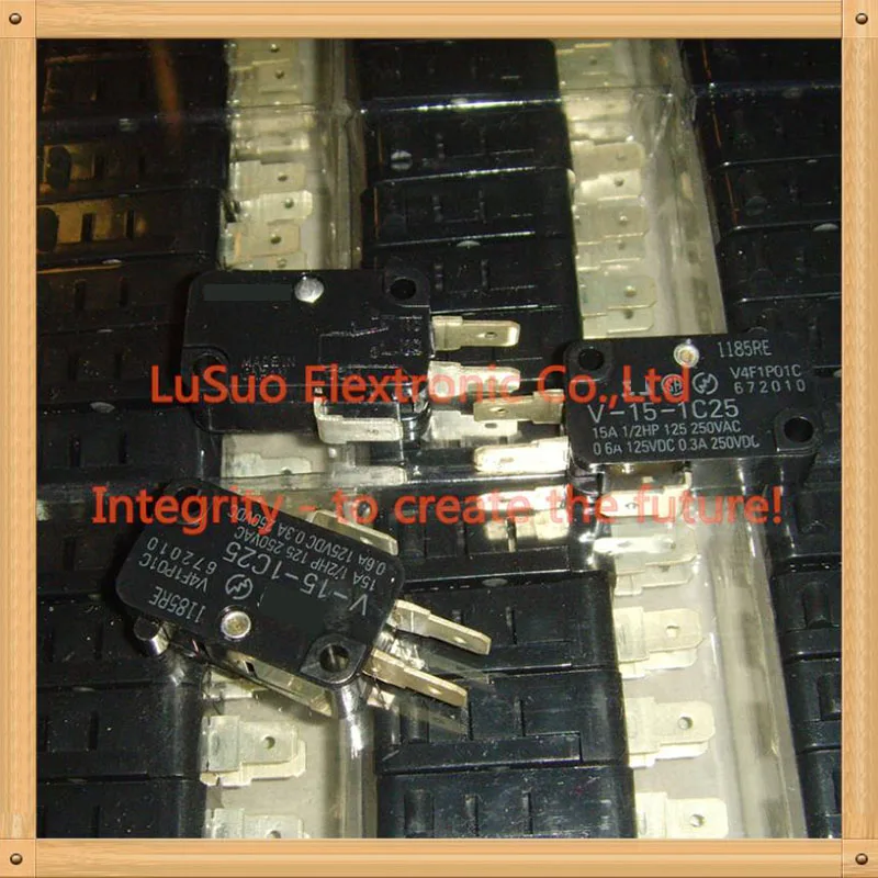 10 Chiếc V-15-1C25 Micro Switch Mới Ban Đầu