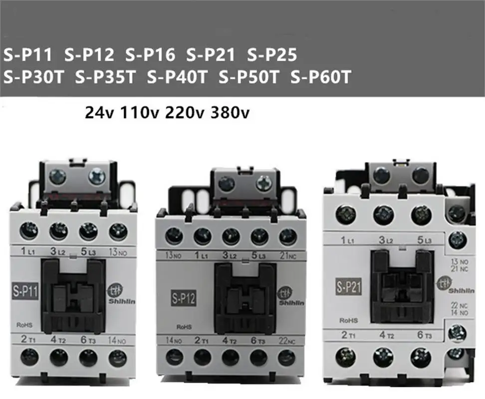 Electromagnetic AC contactor S-p11 s-p12 S-p15 S-p16 S-p20 S-p21s-p25 30t 30th 35t40t