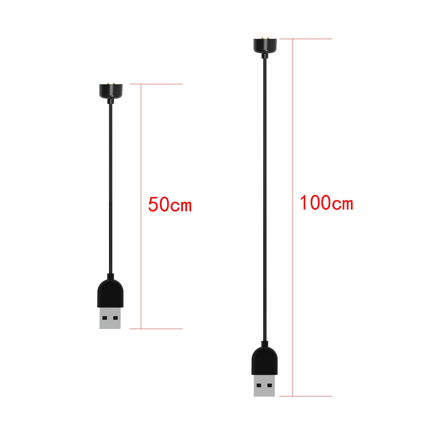 USB Chargers For Xiaomi Mi Band 5/6/7 Charger Smart Band Wristband Bracelet Charging Cable For Xiaomi MiBand 5 Charger Line