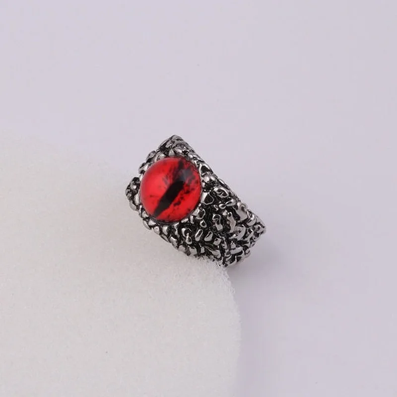 Creative Evil Eye Rings For Men Women Personality Male Punk Yellow Ring Jewelry Men\'s Bar Night Club Hip Hop Accessories Gifts