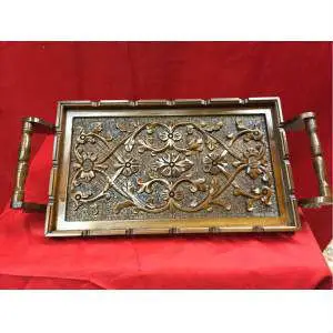 

DOLBOVI maras walnut carving tray-walnut completely hand-carved tray-often carved walnut tray tray поднос plateau de service