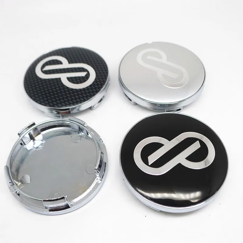 4pcs 59mm Enkei Wheel Center Cap Hub Badge Emblem Dust-proof Cover Hubcaps Car Styling Accessories