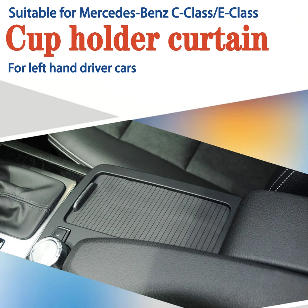 FREAZE Fit for Mercedes W204 W207 W212 LHD Centrale Armsteun Drinken Bekerhouder Sluiter Outer Frame Panel for Benz C C180 C200 C220 E260 E300 (Color : Beige
