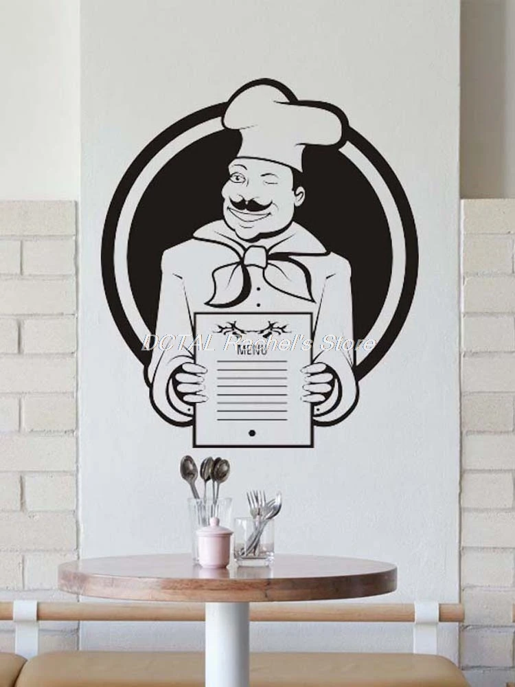 

Restaurant Decor Chef Recommended Vinyl Wall Decal Kitchen Dining Room Sticker Bar Drink Art Sticker