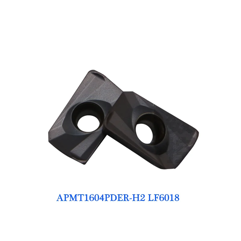 Herramienta de corte de carburo APMT1604 PDER M2 H2 QM LF6018, herramienta de fresado CNC para acero inoxidable, DESKAR APMT 1604, 10 piezas