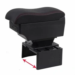 for Renault Megane 3 car armrest storage box center console leather cup holder car styling decoration