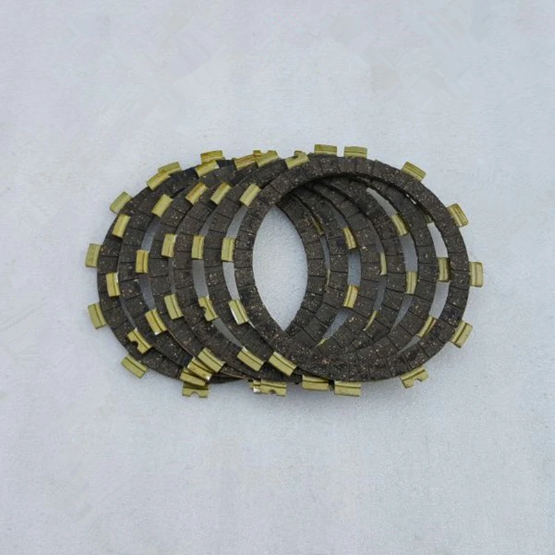 6 Pcs Motorcycle Engine Parts Clutch Pad Friction Plates Kit For Suzuki QM200GY GS200 DR200 GXT200 GS DR GXT 200