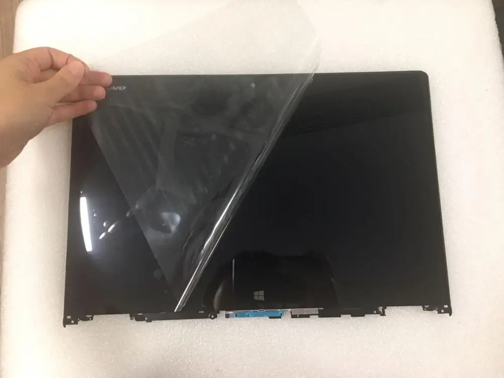Imagem -02 - Tela de Toque Digitador Assembléia Display Lcd para Lenovo Yoga 70014isk 80qd com Moldura do Quadro Yoga 700-14 14
