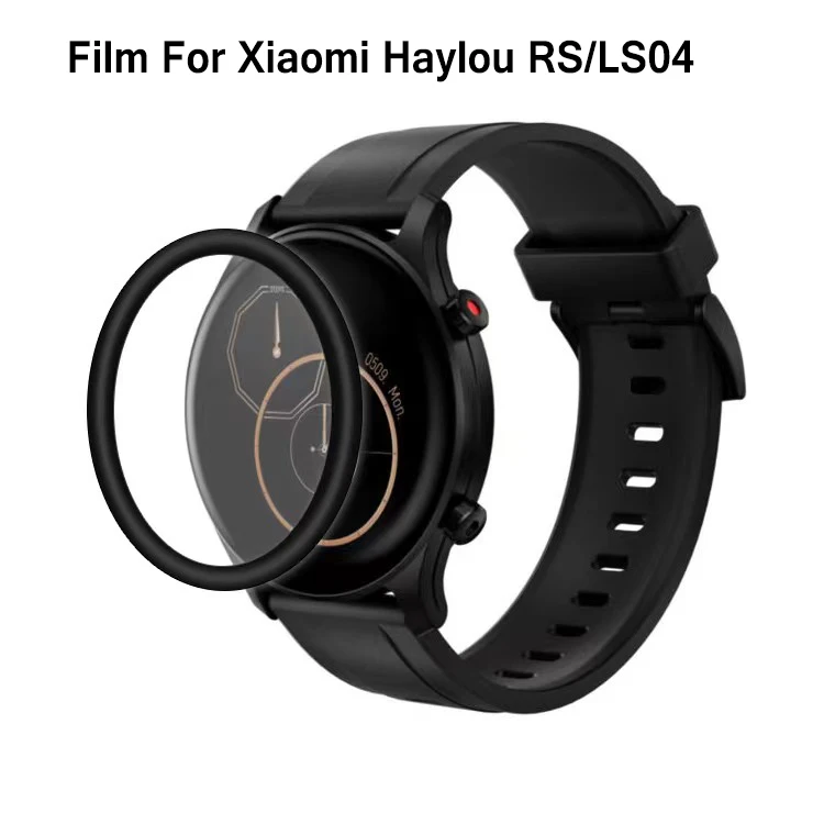 Nueva película protectora de pantalla completa para reloj Xiaomi Haylou RS/LS04, película protectora curvada 3D de cobertura completa para reloj Haylou RS