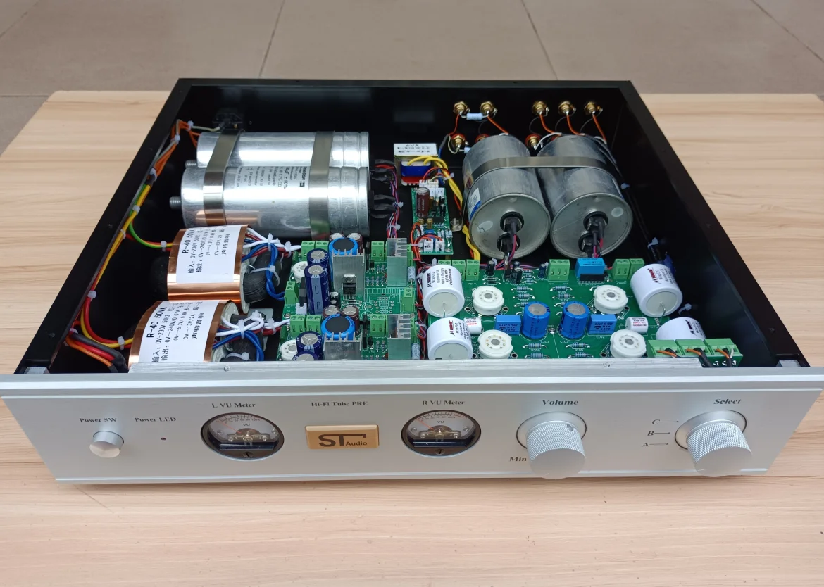 2021 professional customized high-pressure oil-immersed capacitor special toxic sound tube preamplifier HIFI tube preamp