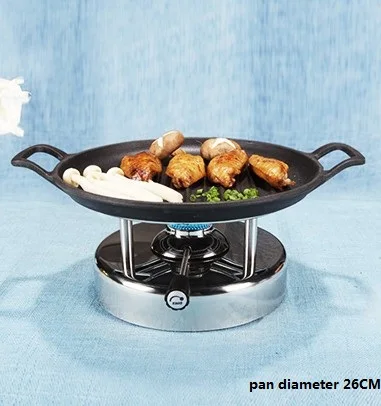 Portable barbecue grill household inflatable small-fire boiler gas stove single-person shabu-shabu hotel fire control 020