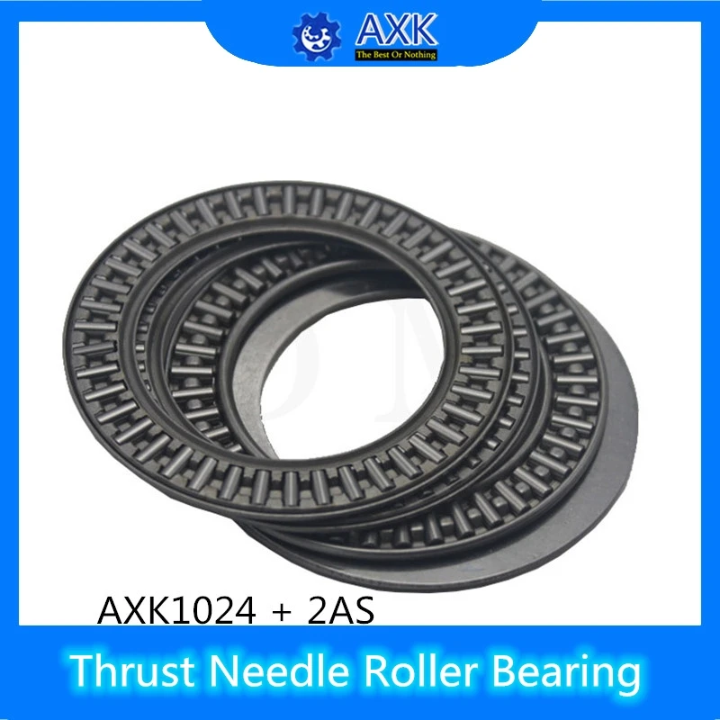 AXK1024 + 2AS Thrust Needle Roller Bearing With Two AS1024 Washers 10*24*4 mm ( 10 Pcs)  Bearings