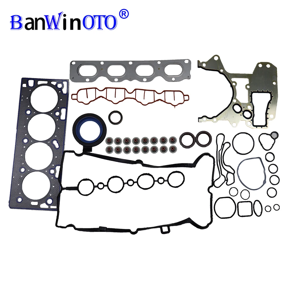 

55568528 Металлический полный комплект комплектов для ремонта двигателя, прокладка автомобильных запасных частей, подходит для Alfa Romeo Chevrolet Cruze 93186911 1606537