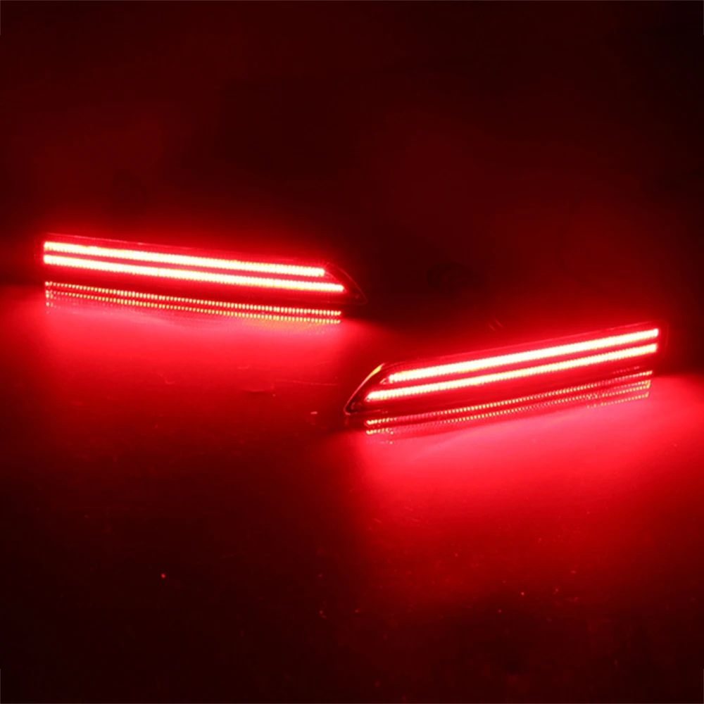 Car Flashing 1 Pair for Nissan Sentra Sylphy 2020 2021 LED Rear Bumper Reflector Lights Car Turn Signal Brake lamp Fog Lamp