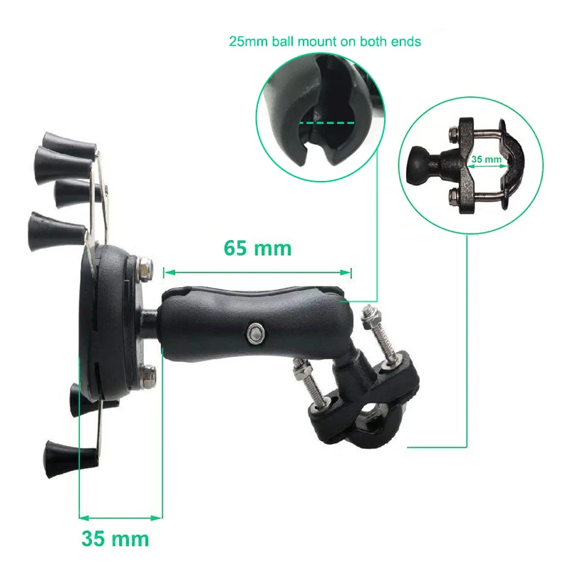 Держатель для телефона на мотоцикл, велосипед, держатель для телефона на руль велосипеда, поддержка крепления двигателя, слоты для карт 3,5-6,3