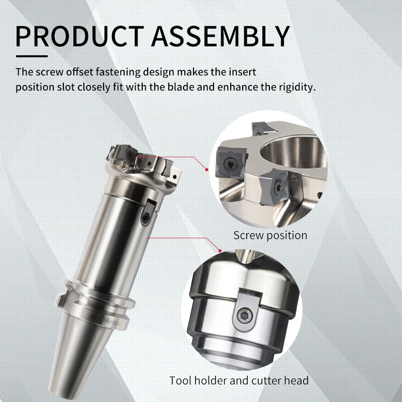 CNC machining tool MFSN heavy cutting milling cutter head and SNMU milling insert