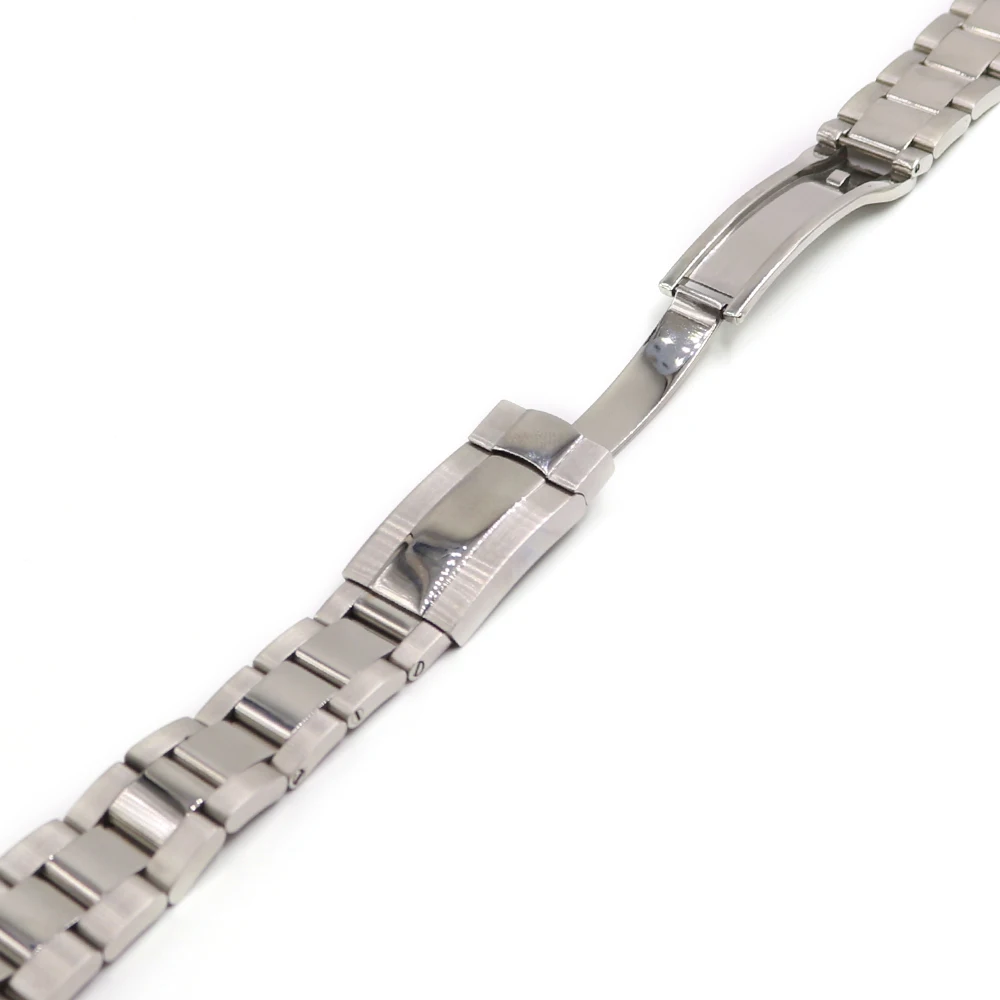 CARLYWET 20mm 316L Steel Solid Curved End Screw Links Replacement Watch Band Watchband Strap Bracelet For Rolex DATEJUST