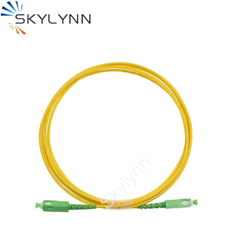 Factory Inventory Clearance 50pcs 3 Meter Length SC/APC Single Mode G657A SX Core 2.0mm LSZH Jacket Fiber Optic Patch Cord