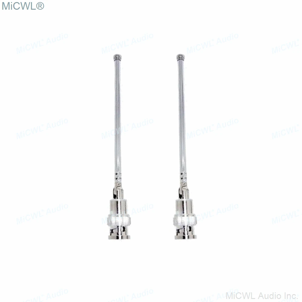 Pair BNC Antennas for Sennheiser EW EM 100 300 500 G1 G2 G3 G4 series and SR G1 G2 G3 G4 IEM G3 G4 Wreielss Receiver Host