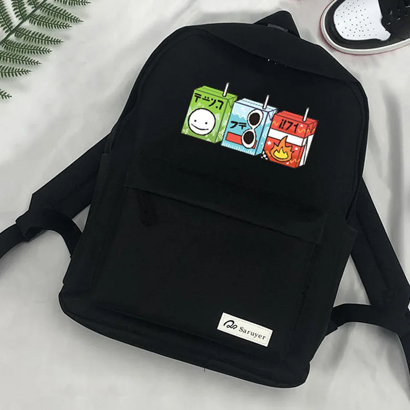 Dream Smp Schoolbag Backpack Teenagers Computer Outdoor Laptop Travel Boys Girls Cartoon Bags