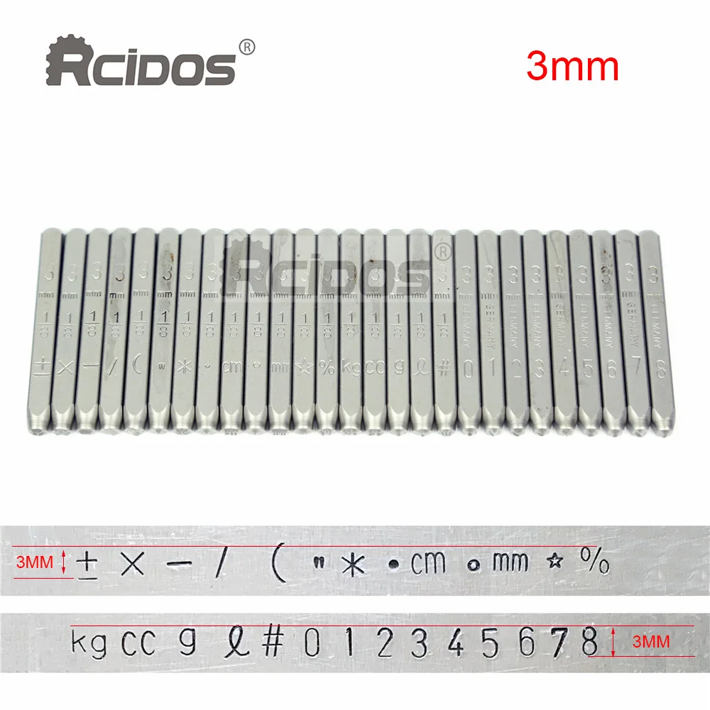 2MM/3MM/4MM symbols  sign,Germany Font style Numbers Metal Stamp Set,jewelry steel punch  Kit,27pcs/set