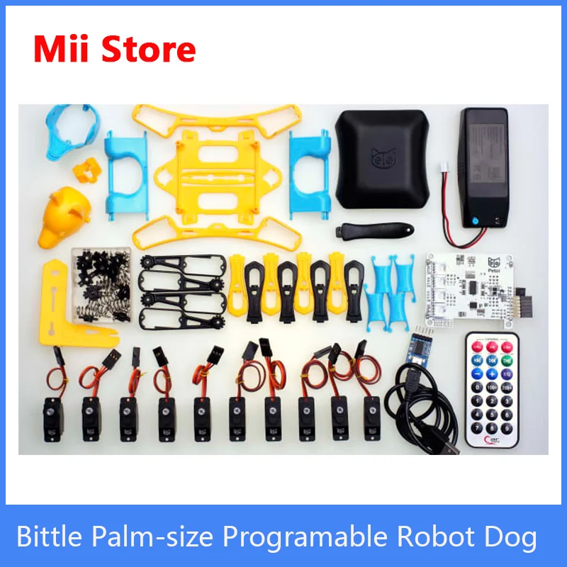 Bittle Palm-size Programable Robot Dog Open Source Bionic Quadruped DIY Customizable Stem Toy Gift, Support Raspberry Pi Arduino