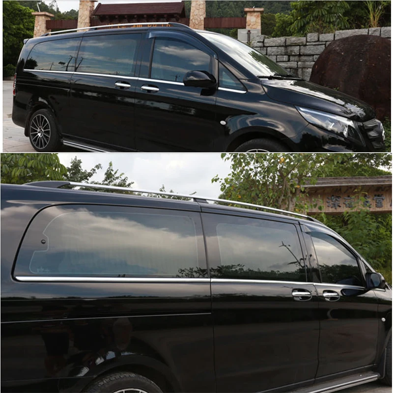 Phil Trade Moulures Fenêtre Chromées Inox Mercedes Vito Viano 2003-2014