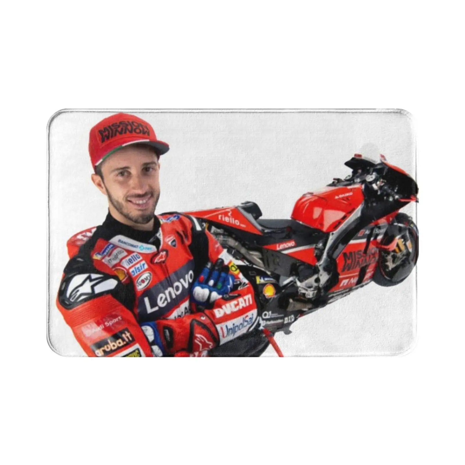 Andrea Dovi Dovizioso Carpet Mat Rug Cushion Soft Non-Slip Andrea Dovizioso Dovi El Maverick Mave Vinales Tournament