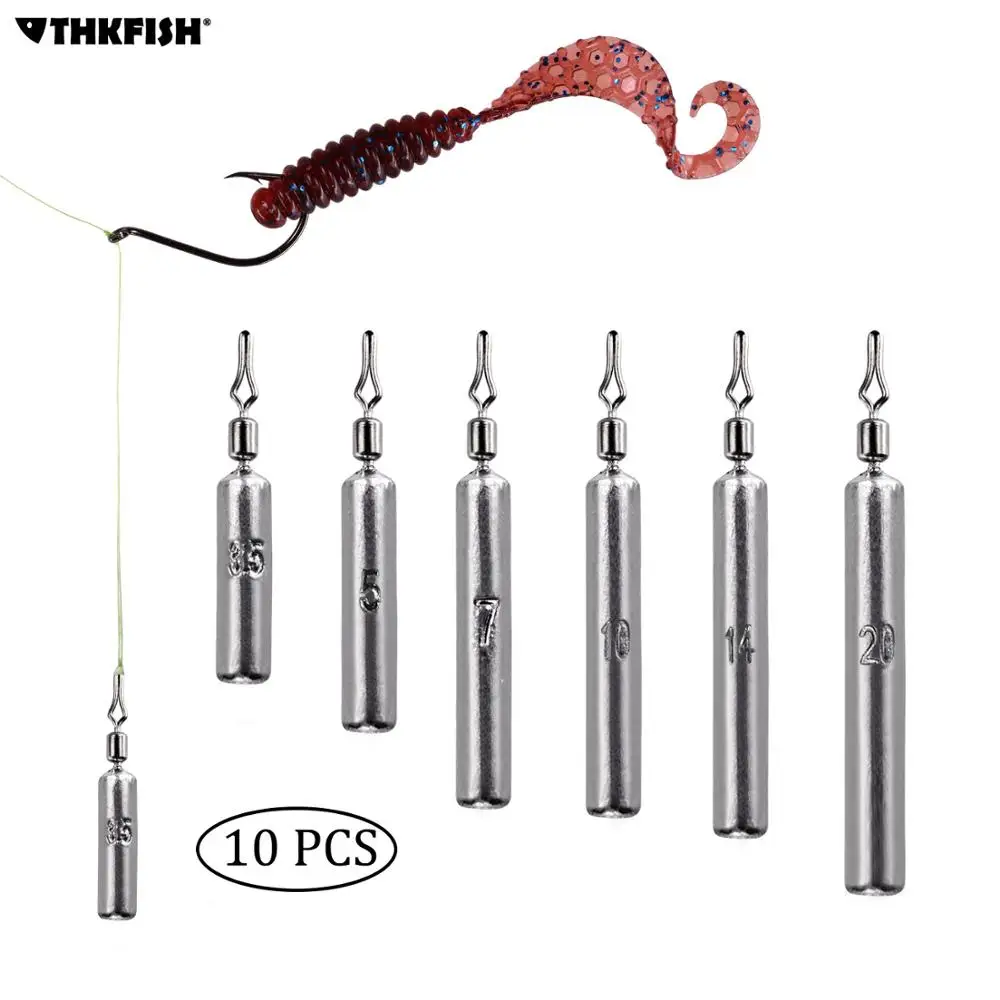 Thkfish Drop Shot Fishing Sinker 3.5g 5g 7g 10g 14g 20g Fish Weight Carp Fishing Baits Sinker Fishing Tackle Accessories