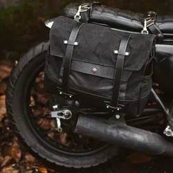 Sac de moto convexe latéral étanche général, Vintage Lomatéritives, revêtement latéral, sac de casque initié par le chevalier, GT