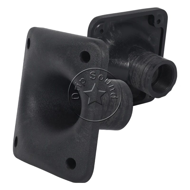 Altavoz de boca de Tweeter con núcleo de 34mm, conector adaptador de altavoz de agudos para escenario, placa de brida para cabezal de conducción de bocina Clarion # Negro