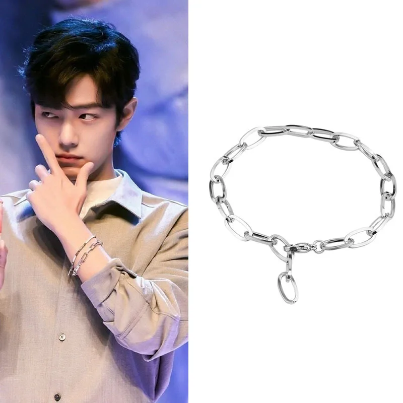 Star Bracelet Minimalist Niche Single Chain Bracelet Wild Men and Women Lovers Bracelet Wholesale Stainless Steel Hands