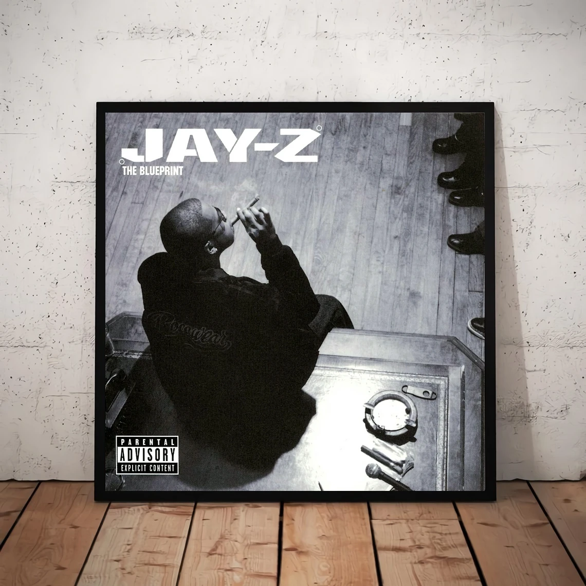 Jay-Z The Blueprint Music Album Cover Poster Canvas Art Print Home Decoration Wall Painting (No Frame)