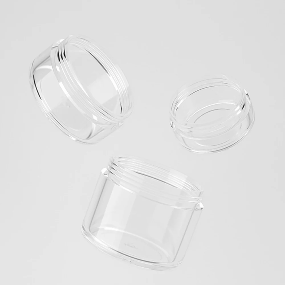 Frasco vacío de plástico transparente para maquillaje, botellas de muestra rellenables, contenedor de cosméticos para loción, crema facial de viaje, 3g, 5g, 10g, 15g, 20g