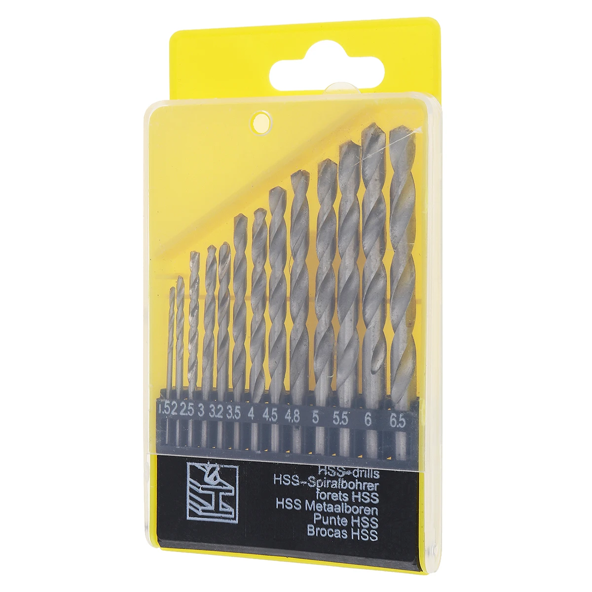 13pcs HHS 4241 punte elicoidali Foret HSS Spiralbohrer metthoboren con codolo cilindrico per forare legno di plastica in alluminio