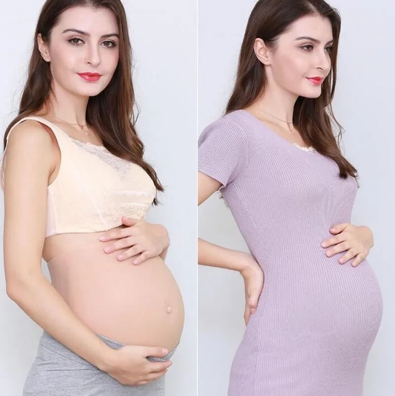 

silicone belly skin silicone surrogacy photo props pregnant women fake belly cosplay cross-dressing props