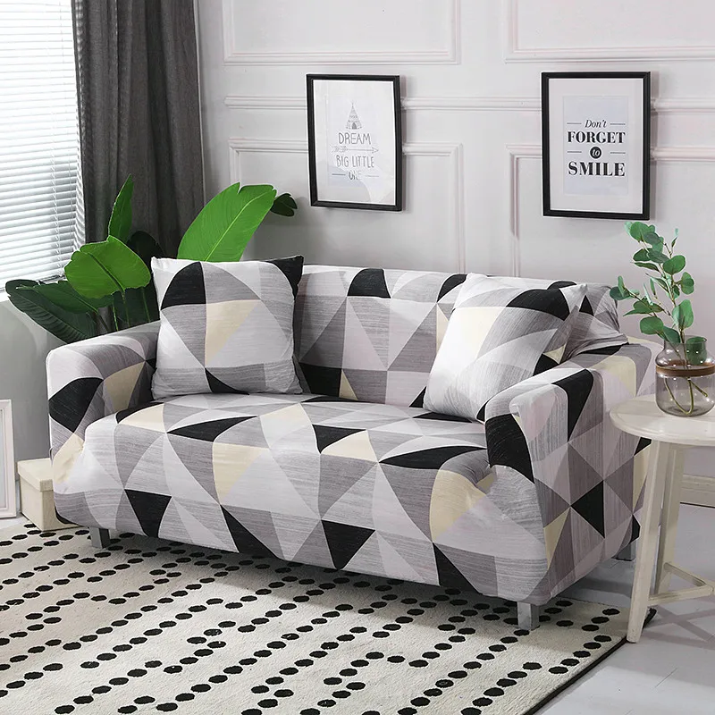 Modern Elastic Sofa Cover for Living Room Spandex Sofa Slipcovers Tight Wrap All-inclusive Couch Cover Furniture Protector
