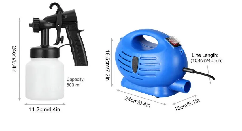 110V/220V wielofunkcyjny elektryczny pistolet natryskowy/DIY przenośny/home improvement rozpylanie powierzchni/pistolet do malowania