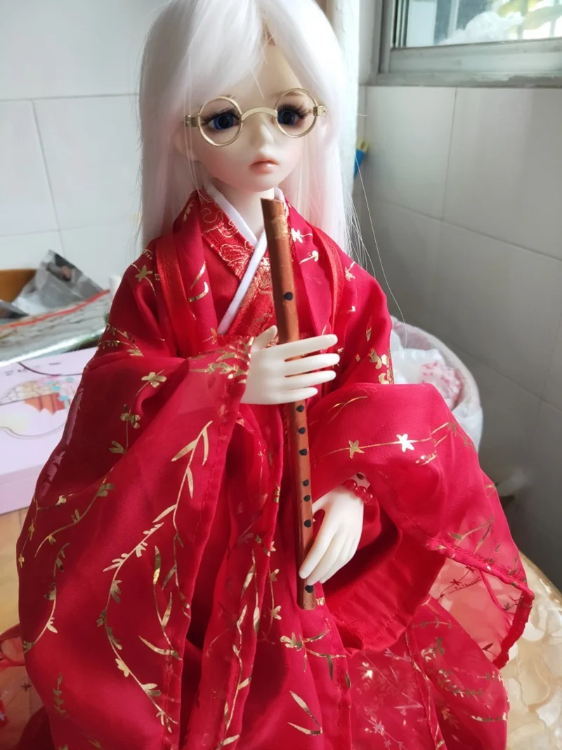 1/4 1/3 BJD accessori per abbigliamento cinese antico Costume Hanfu abito guerriero vestito per BJD/SD ID72 forte zio 80cm bambola A0687