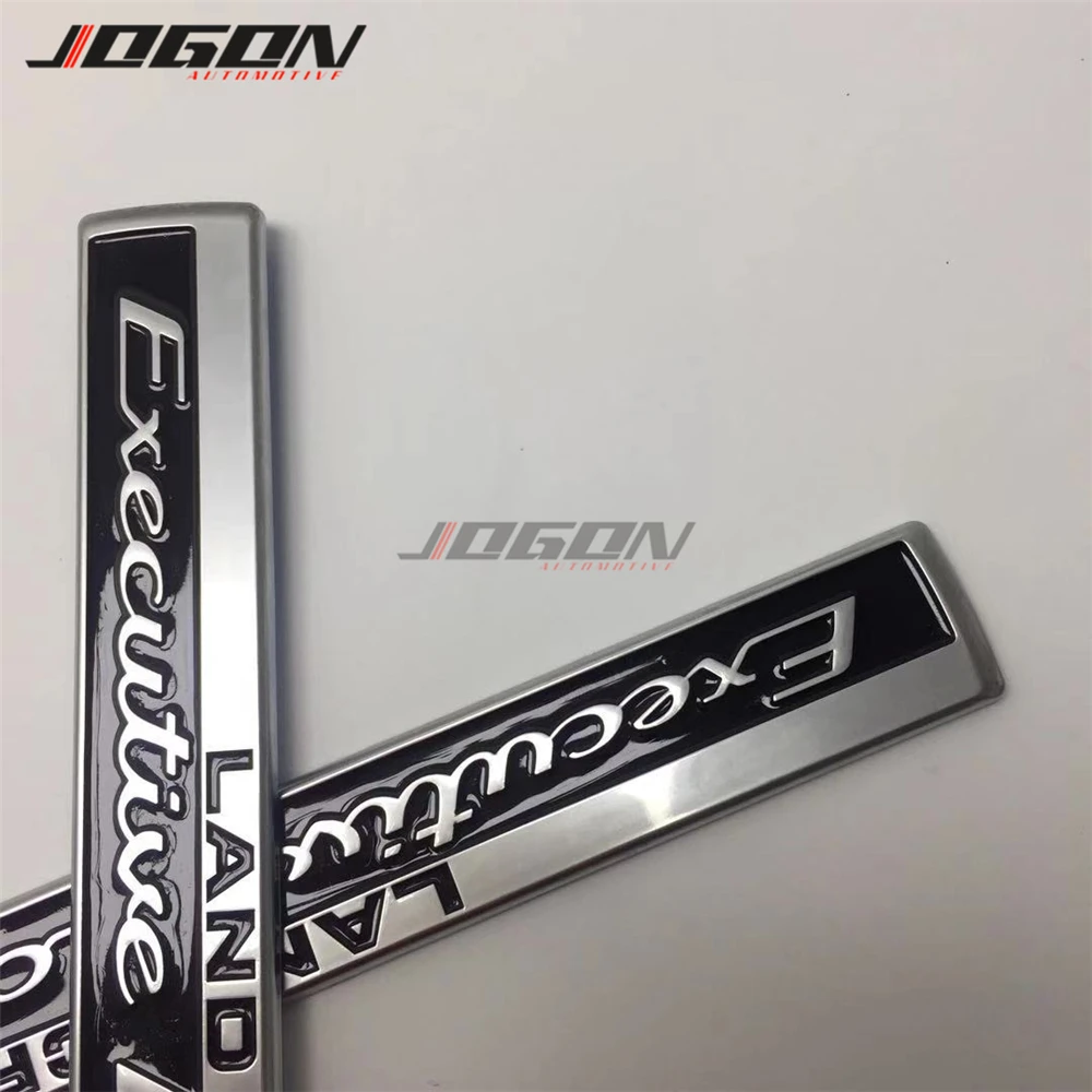 For Toyota Land Cruiser LC100 LC200 LC76 LC79 FJ76 FJ79 Side Rear 3D Executive Lounge Chrome Emblem Trunk Badge Sticker Trim