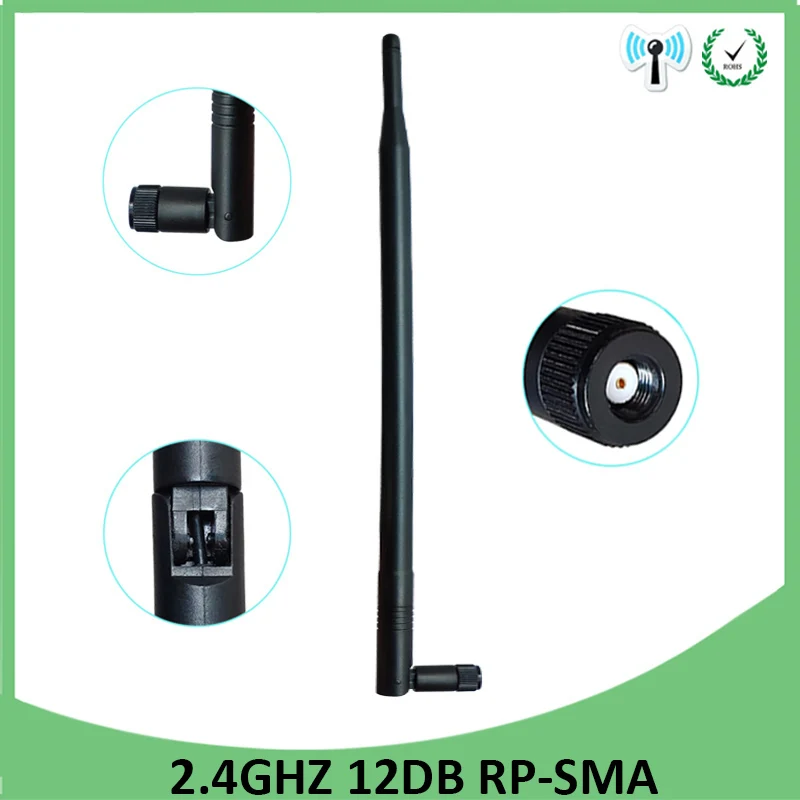 EOTH 2.4GHz Antenna 1P 2P 4P 12-14 dBi  antena RP-SMA Connector WiFi 2.4G pbx High Gain Wireless Networking Aerial Router Indoor