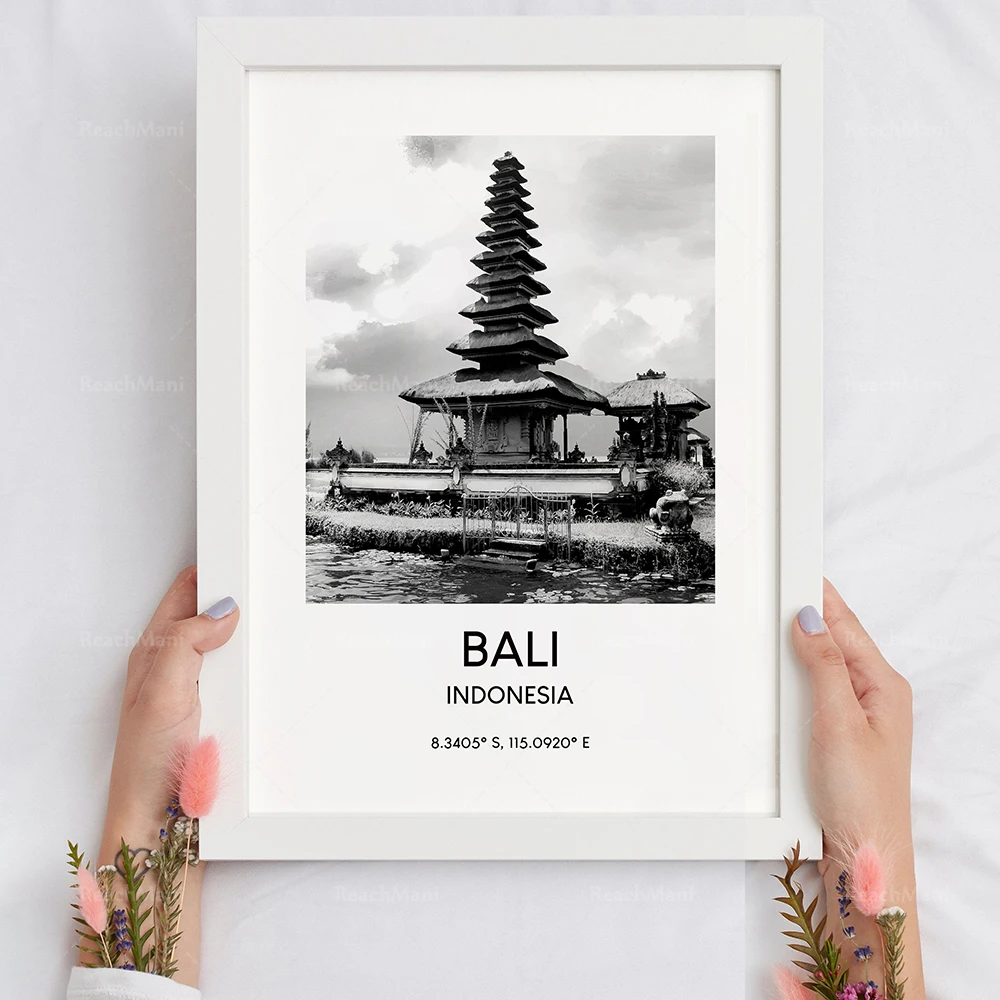 Travel posters, San Diego, Ireland, New York, Tokyo, Japan, Bali, Indonesia, travel prints black and white minimalist wall art d