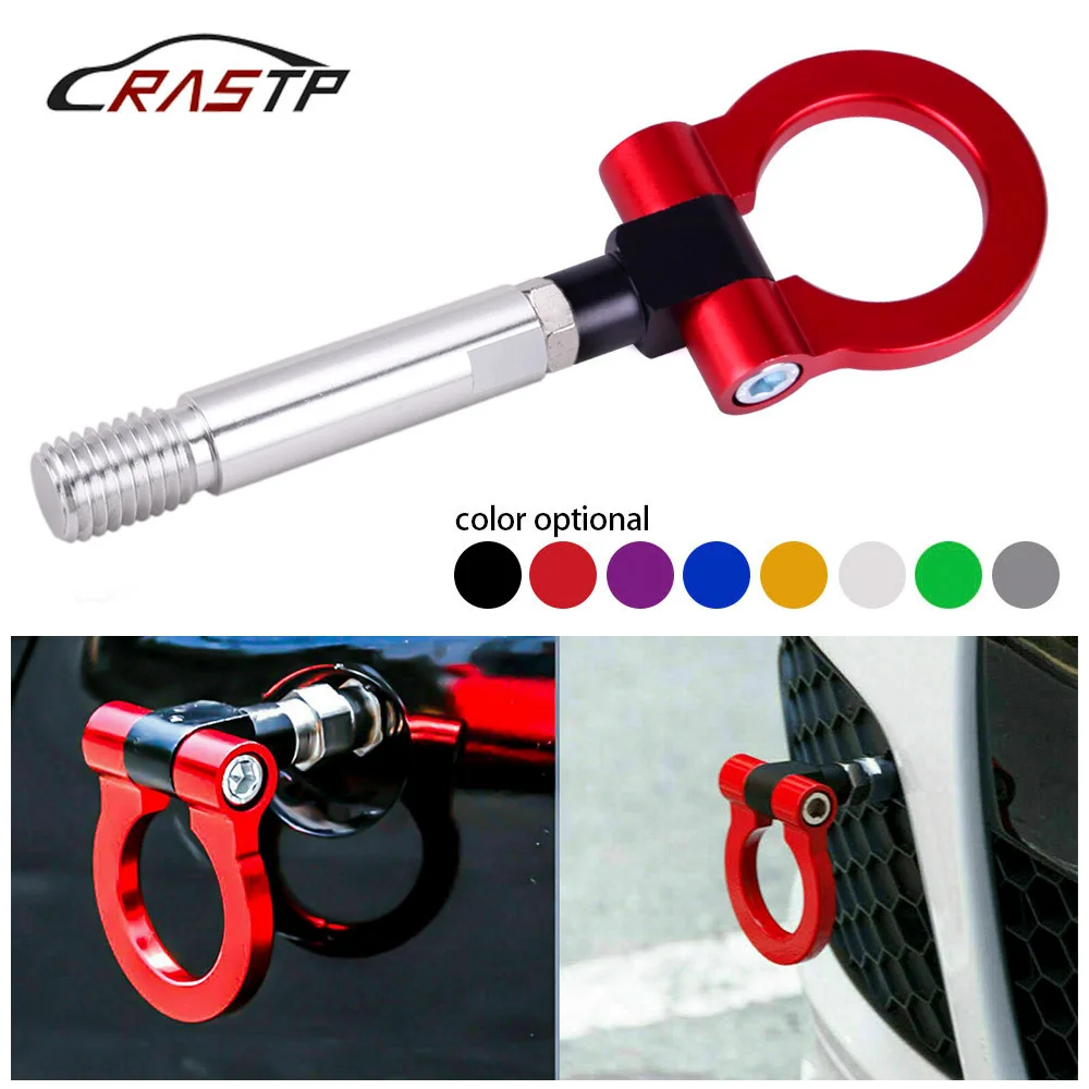 RASTP-Anodized Alloy Track Racing Style Front Screw-on Tow Hook for 08 Benz RS-TH006-7