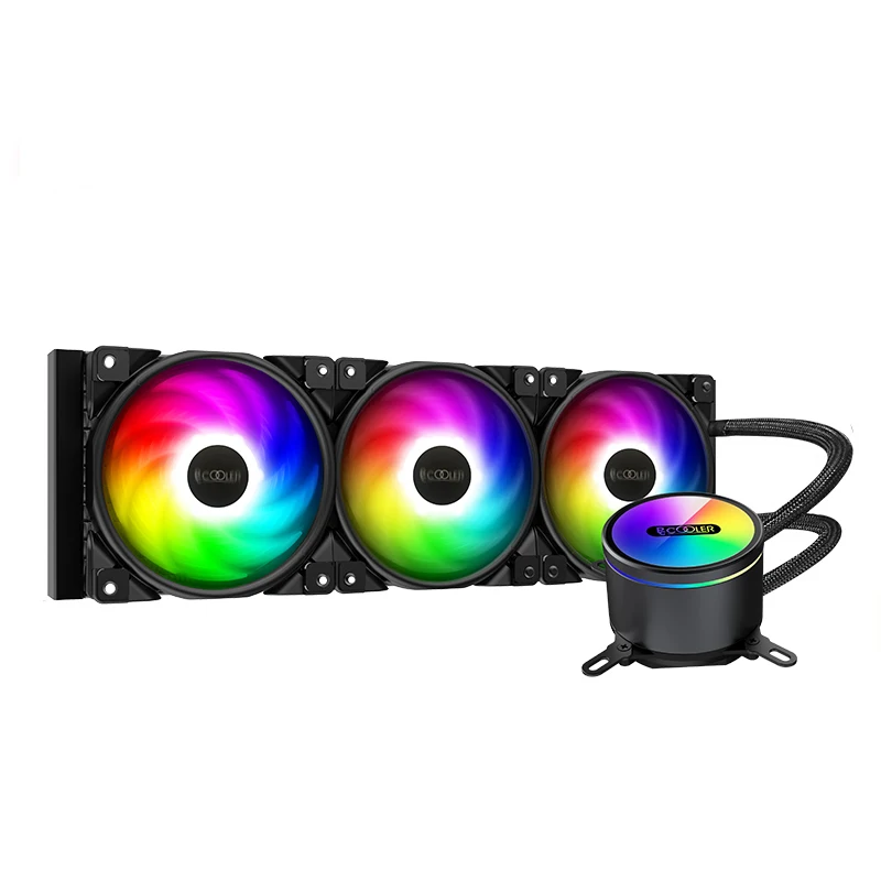 

Pccooler GI-CX360/240 CPU Water Cooler 120mm 5V/3PIN Addressable RGB Fan CPU Liquid Cooling For Intel 115x 2011 2066 AMD TR4 AM4