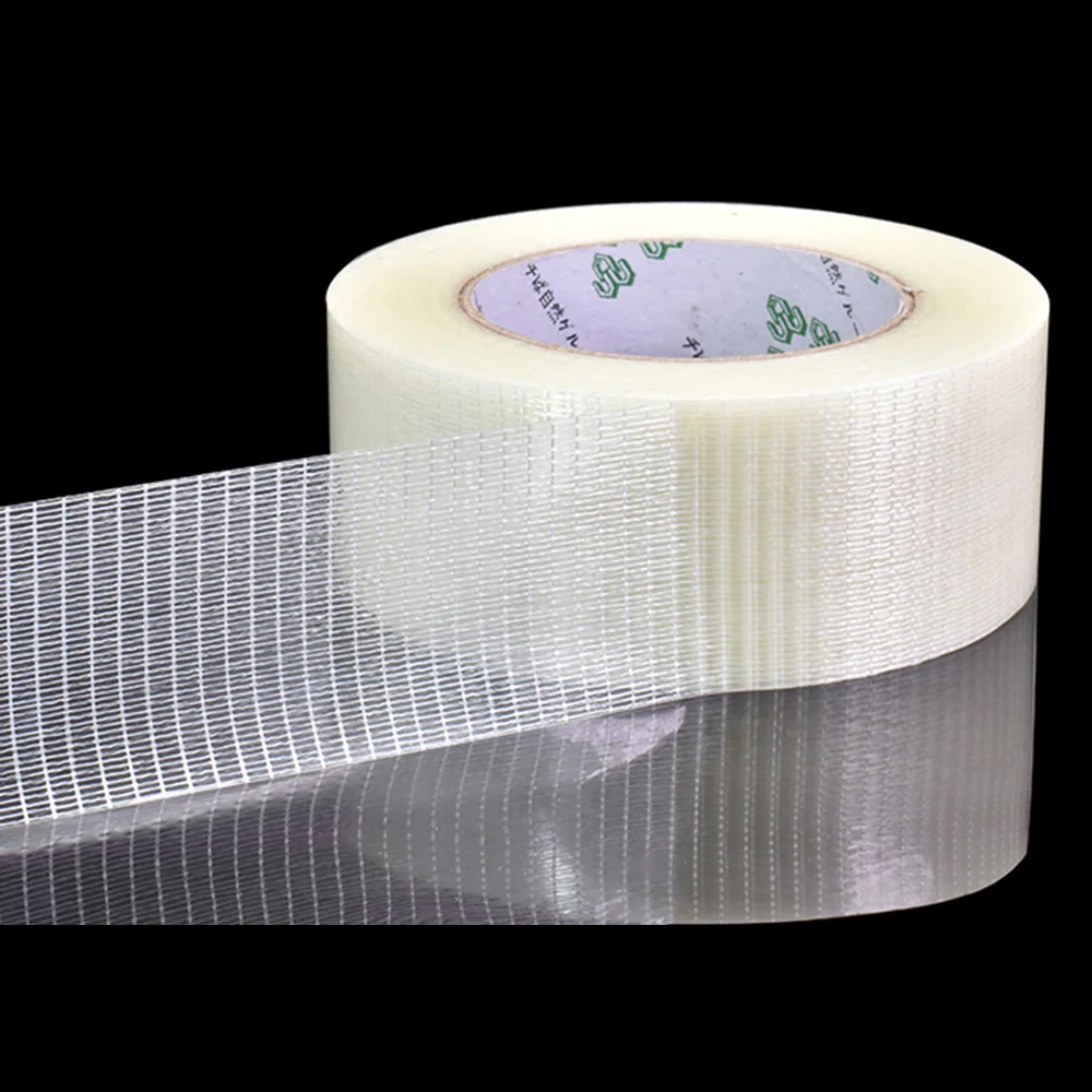 YX 25M Grid Fiber Tape DIY Model Super Strong Mesh Adhesive Tape  Single Sided Tape For Mold Home Appliance Bundled Fixed