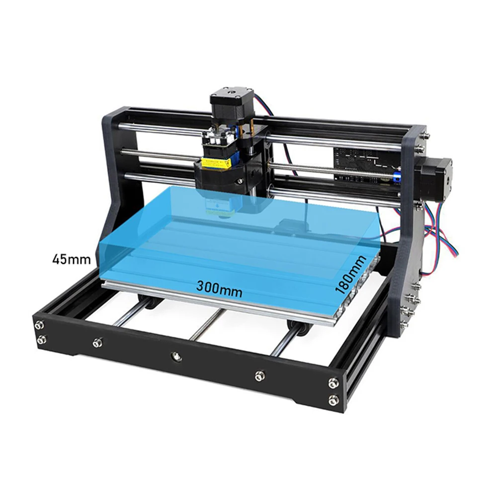 CNC 3018 프로 목공 조각 기계 및 레이저 조각 기계, DIY 미니 CNC 기계, 3 축 Pcb 밀링 머신, 2 in 1